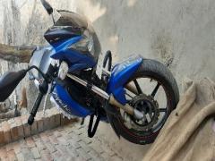 TVS Apache RTR 150 Matt Blue